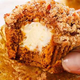 Pumpkin Cheesecake Muffins