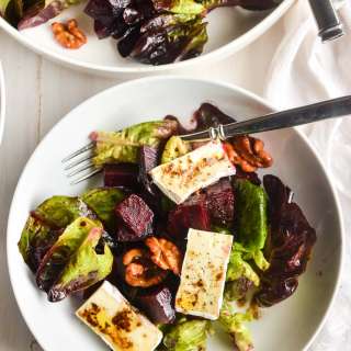 Roasted Beet and Brie Salad