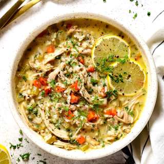 Greek Lemon Rice Soup