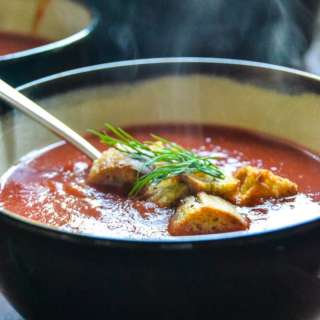 Roasted Winter Vegetable Soup