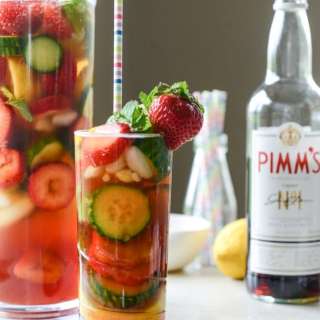Strawberry Pimm's Cup