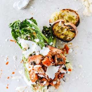 Grilled Buffalo Chicken Caesar Salad