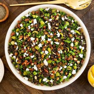 Mediterranean Black Lentil Salad