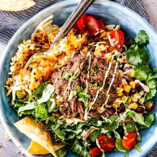 Beef Barbaco Taco Bowls