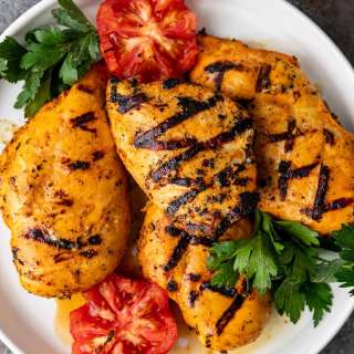 Grilled Saffron Chicken