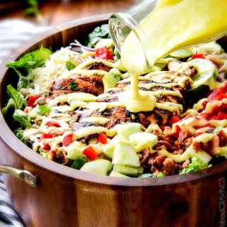 Chipotle Chicken Salad with Honey Mango Dressing