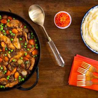 Easy, Make-Ahead Parisian Coq au Vin (with boneless chicken breasts)