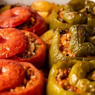 Gemista (Greek Stuffed Peppers)