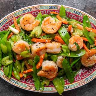 Shrimp and Snow Peas
