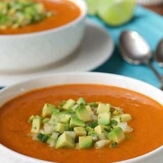Southwestern Tomato and Roasted Red Pepper Soup
