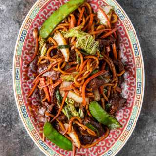 Beef Lo Mein Stir Fry