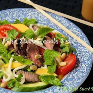 Thai Steak & Noodle Salad w/ Ginger-Sesame Dressing