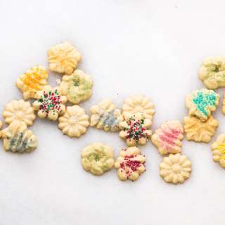 Cardamom Spritz Cookies