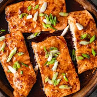 Baked Sesame Hoisin Salmon