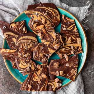 Tahini Chocolate Bark