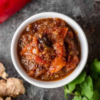 Sweet and Spicy Tomato Chutney