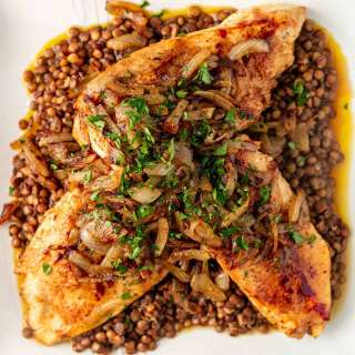 Berbere Chicken and Lentils