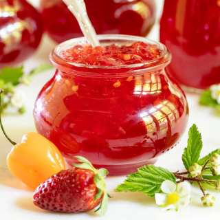 Strawberry Habanero Pepper Jelly