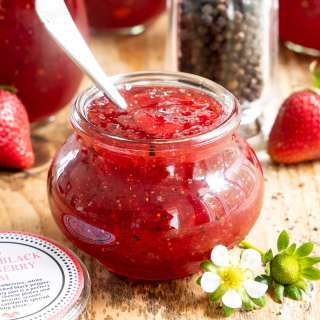Strawberry Balsamic Black Pepper Jam