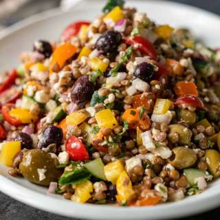 Greek Lentil Salad