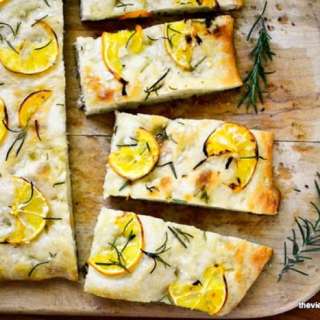 Meyer Lemon and Rosemary Focaccia