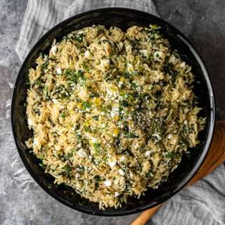 Spanakorizo (Greek Spinach Rice)