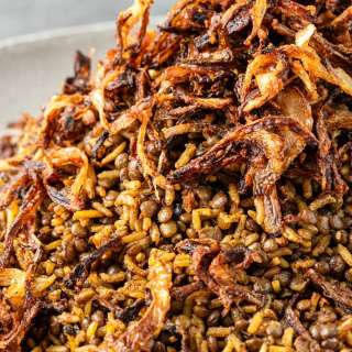 Mujadara Lentils and Rice (Mejadra)