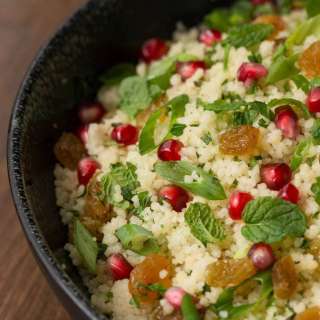 Pomegranate Parsley Couscous Salad