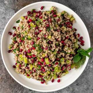 Egyptian Barley Salad with Pomegranate