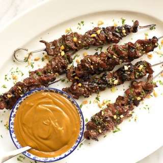 Grilled Lemongrass Beef Skewers