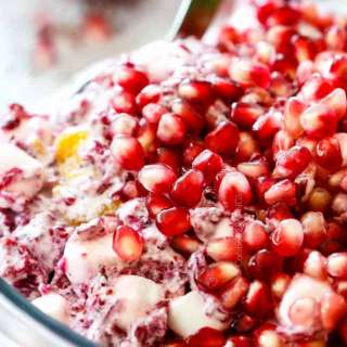 Cranberry Pomegranate Ambrosia Salad