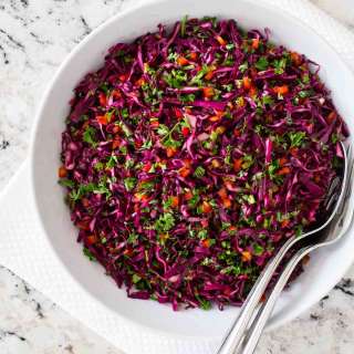 Asian Red Cabbage Slaw