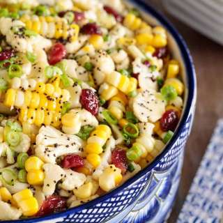 Poppyseed Cauliflower and Fresh Corn Salad