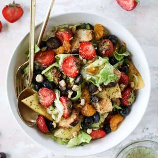 Grilled Chicken Strawberry Poppyseed Salad