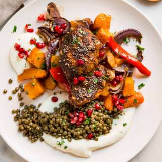 Moroccan Chicken and Lentils