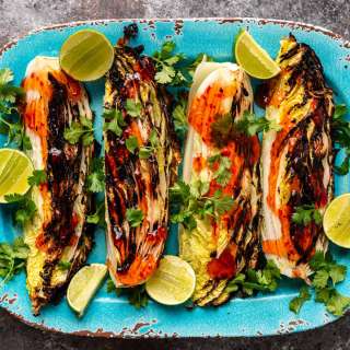 Grilled Cabbage with Sweet Chili Sauce