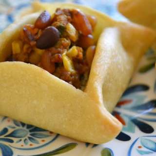 Sfeeha: Middle Eastern Lamb and Pine Nut Pies with Tzatziki