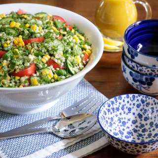 Lemony Mediterranean Couscous Salad