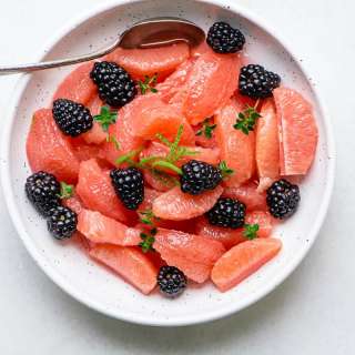 Pickled Blackberry and Grapefruit Salad