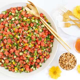 Thai Chopped Watermelon Salad