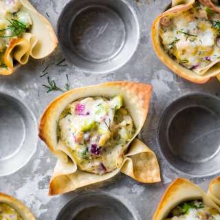 Spicy Tuna Wonton Cups