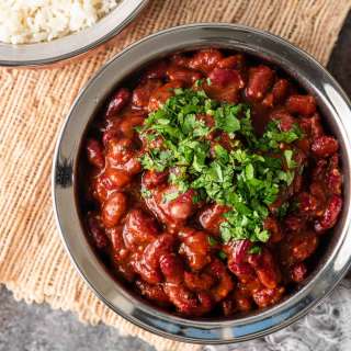 Kidney Bean Curry (Rajma Chawal)
