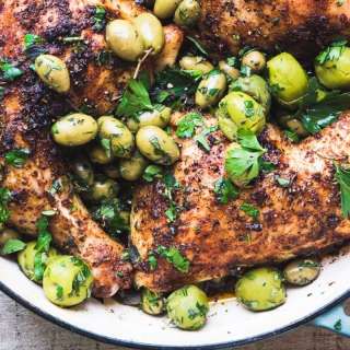 Chicken with Cracked Olives