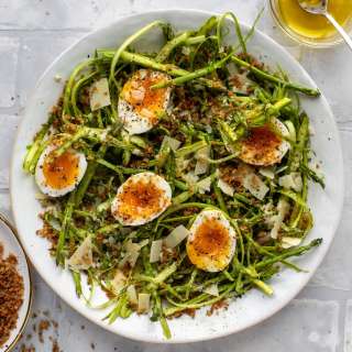Shaved Parmesan Asparagus Salad