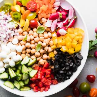 Chickpea Salad with Pesto