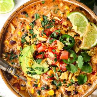 Creamy Chicken Taco Soup