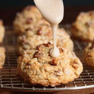 Ridiculously Easy Banana Bread Scones