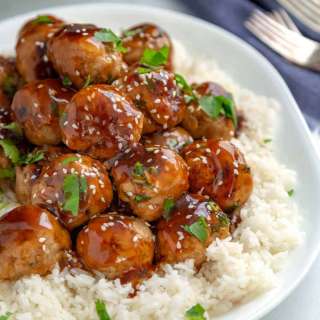 Turkey Teriyaki Meatballs
