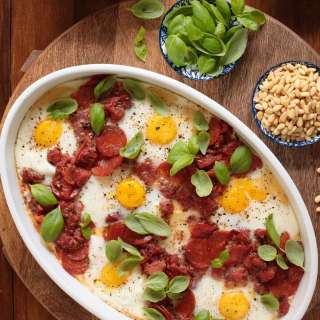 Italian Polenta Breakfast Casserole