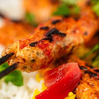 Grilled Chicken Adana Kebabs